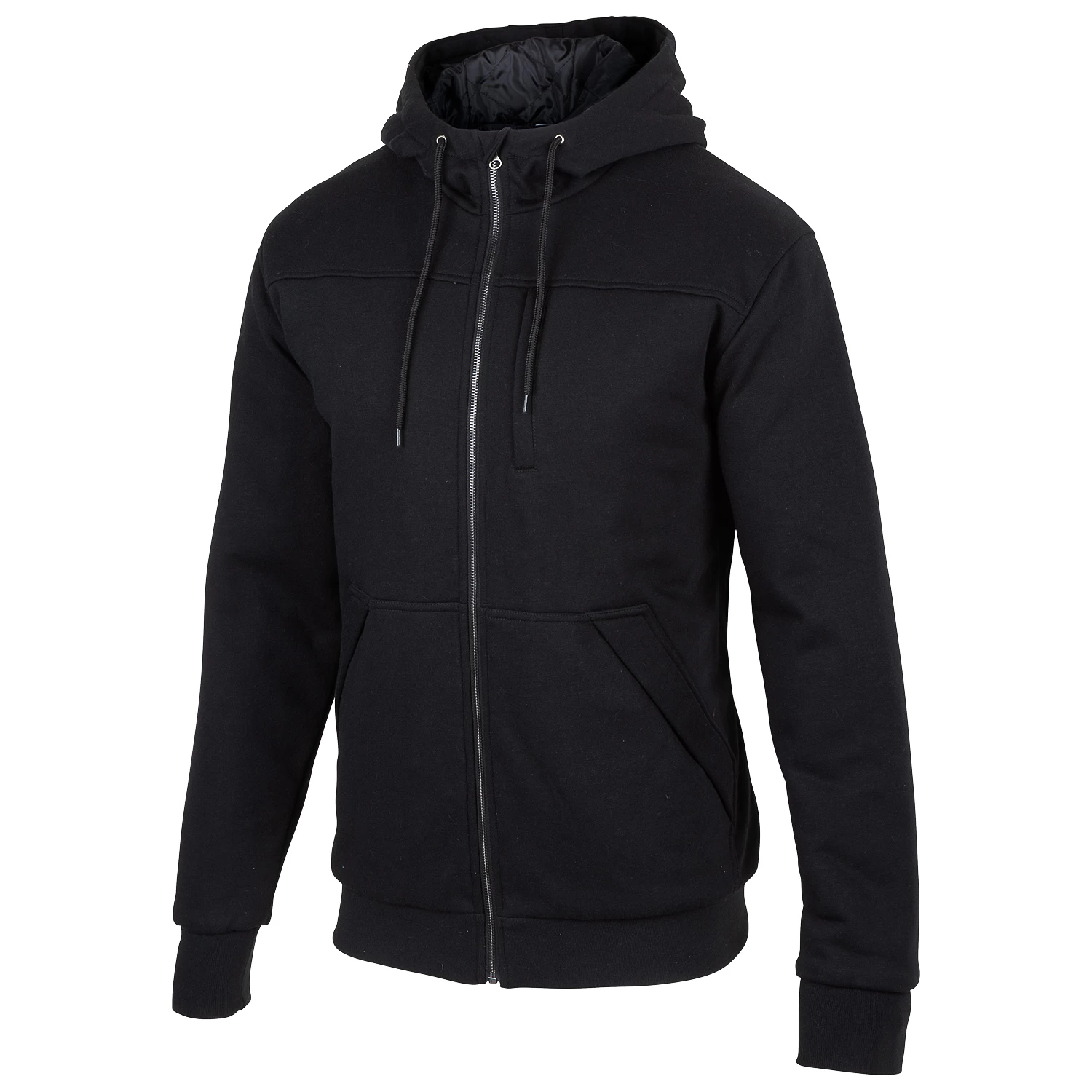 Swiss Alps Men's Full-Zip Fleece Quilt-Lined Hoodie 3 Swiss Alps Men's Full-Zip Fleece Quilt-Lined Hoodie