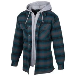 Canyon Guide Men's Quilted Flannel With Hood And Chest Insert -Sports Wear Store 4200 15411 3748 441 zoom 70
