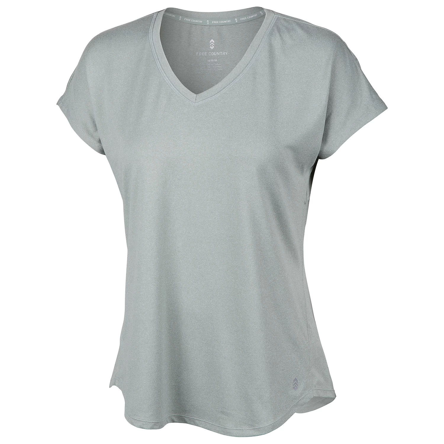 Free Country Women's MicroTech Chill T-Shirt With Scallop Hem 3 Free Country Women's MicroTech Chill T-Shirt With Scallop Hem