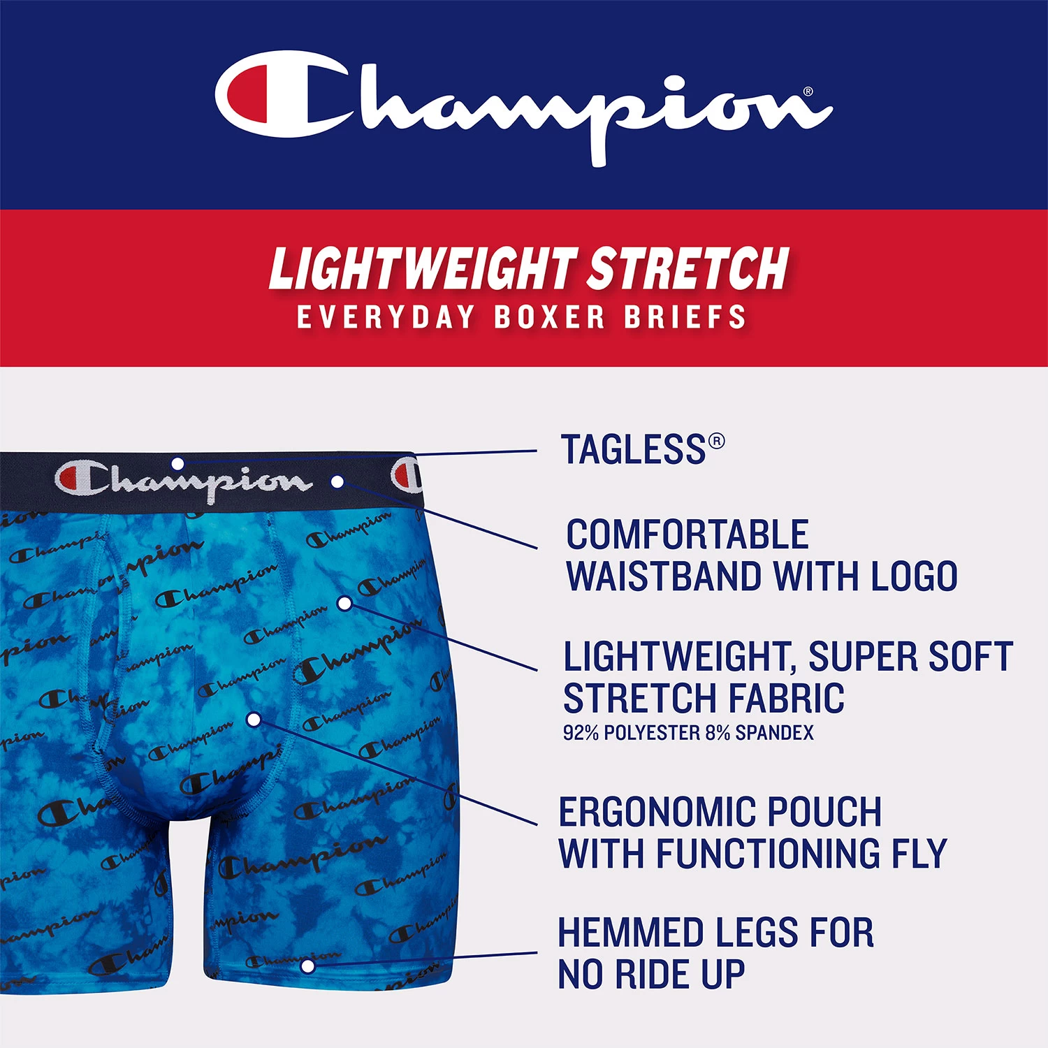 Champion Men's Active Underwear 4 Champion Men's Active Underwear - Image 2