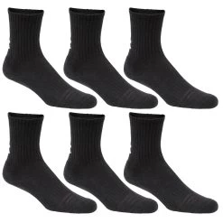 Under Armour Youth's Charged Cotton Crew Socks - 6-Pack