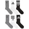 Adidas Youth Cushioned Mixed Crew Socks - 6-Pack 2 Adidas Youth Cushioned Mixed Crew Socks - 6-Pack -Sports Wear Store 4940 11982 3800 016 zoom 02