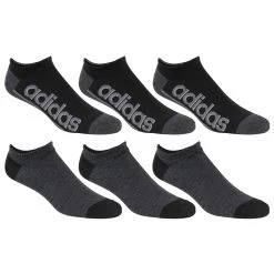 Adidas Linear Super Lite No Show Socks - 6-Pack