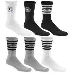 Converse Men's Chuck Taylor Crew Socks - 6-Pack