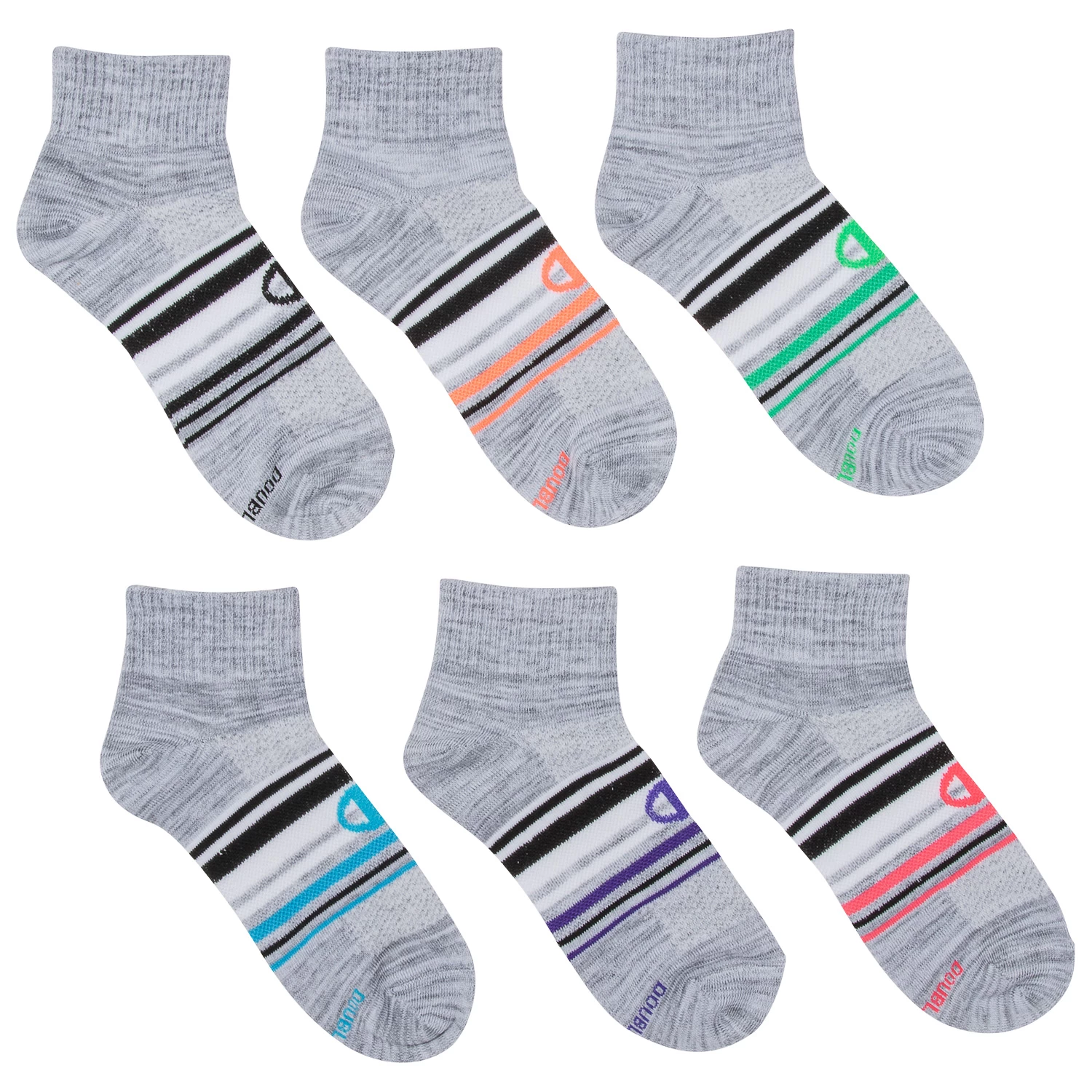 Champion Women's Ankle Socks - 6-Pack 3 Champion Women's Ankle Socks - 6-Pack